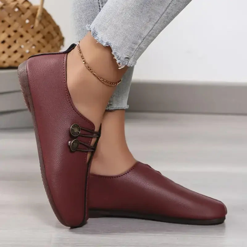 Fashion Glam | Elegant Ergonomic Flat Shoes with Soft Sole