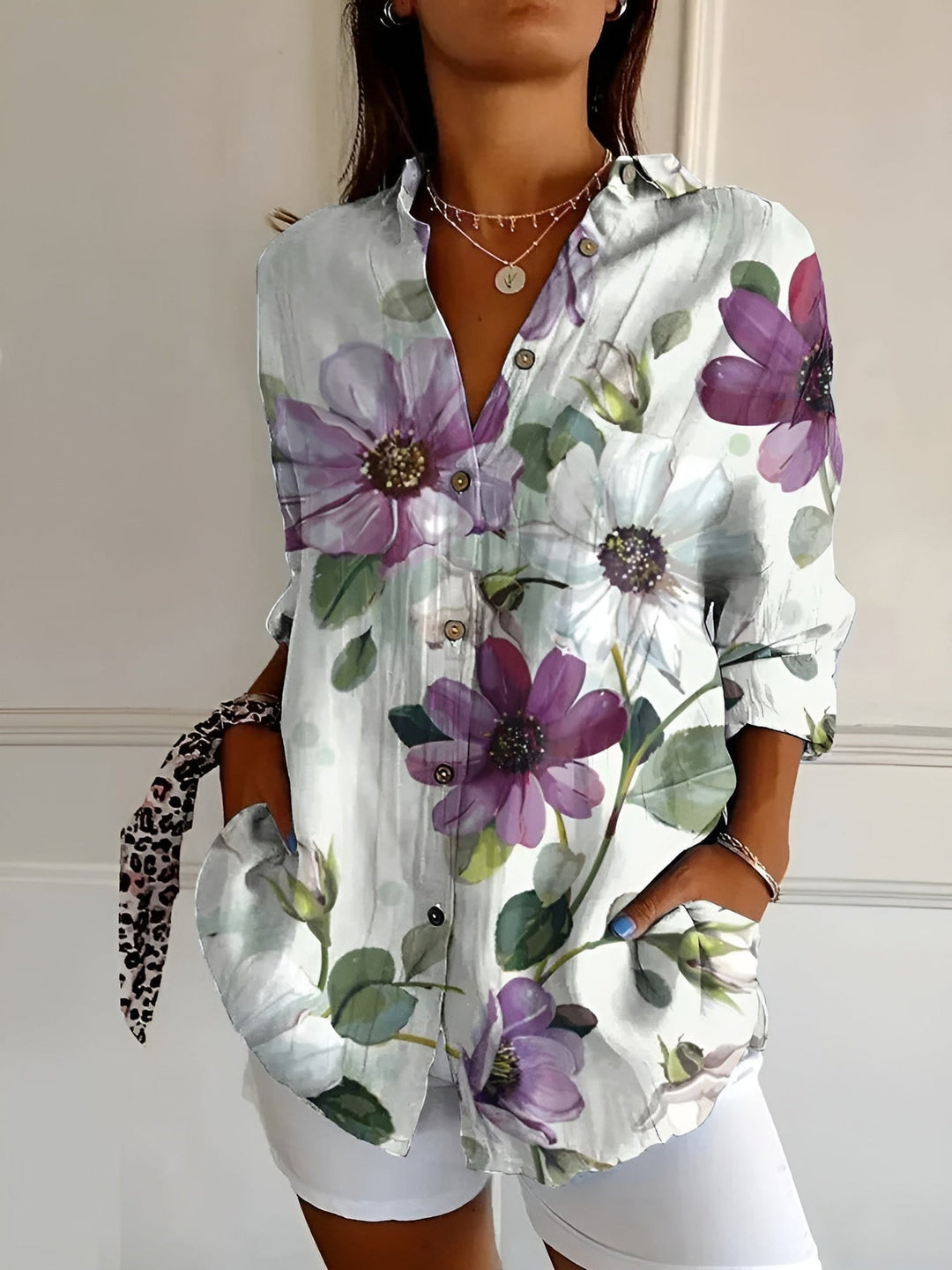 Ysara - Casual Printed Blouse