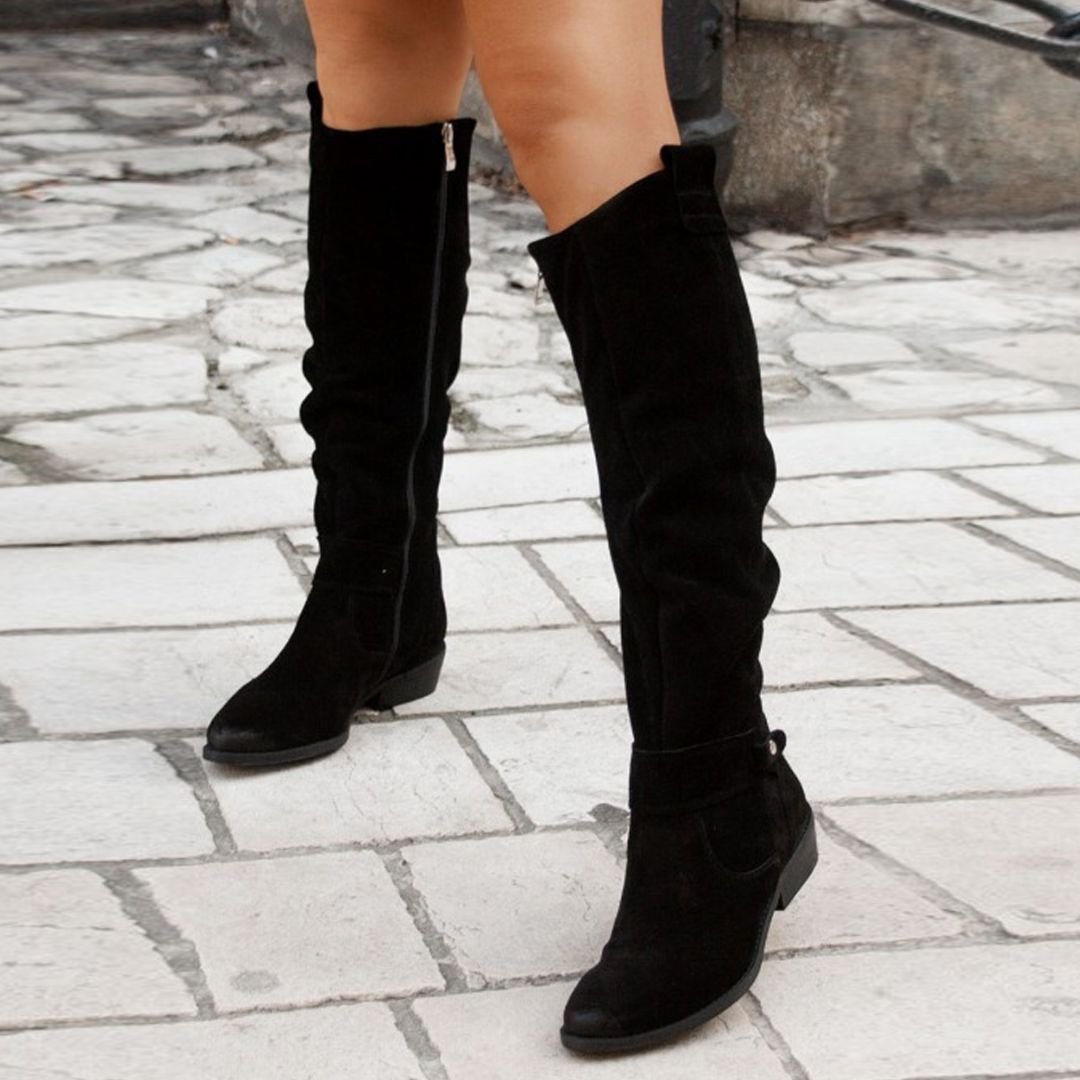 VICTORIA - ELEGANT SUEDE HIGH BOOTS