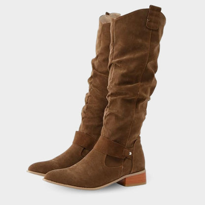 VICTORIA - ELEGANT SUEDE HIGH BOOTS