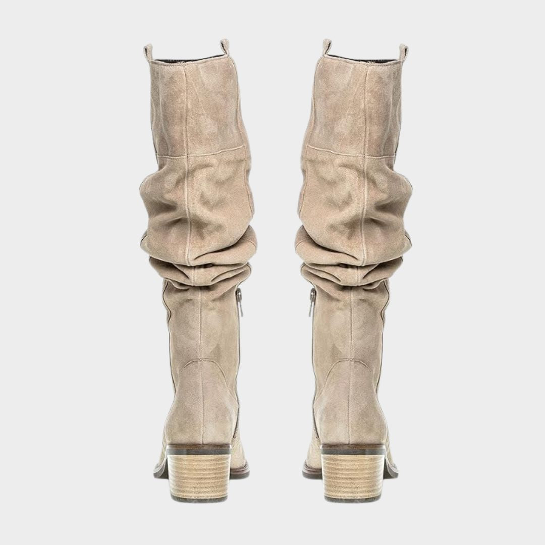 VICTORIA - ELEGANT SUEDE HIGH BOOTS