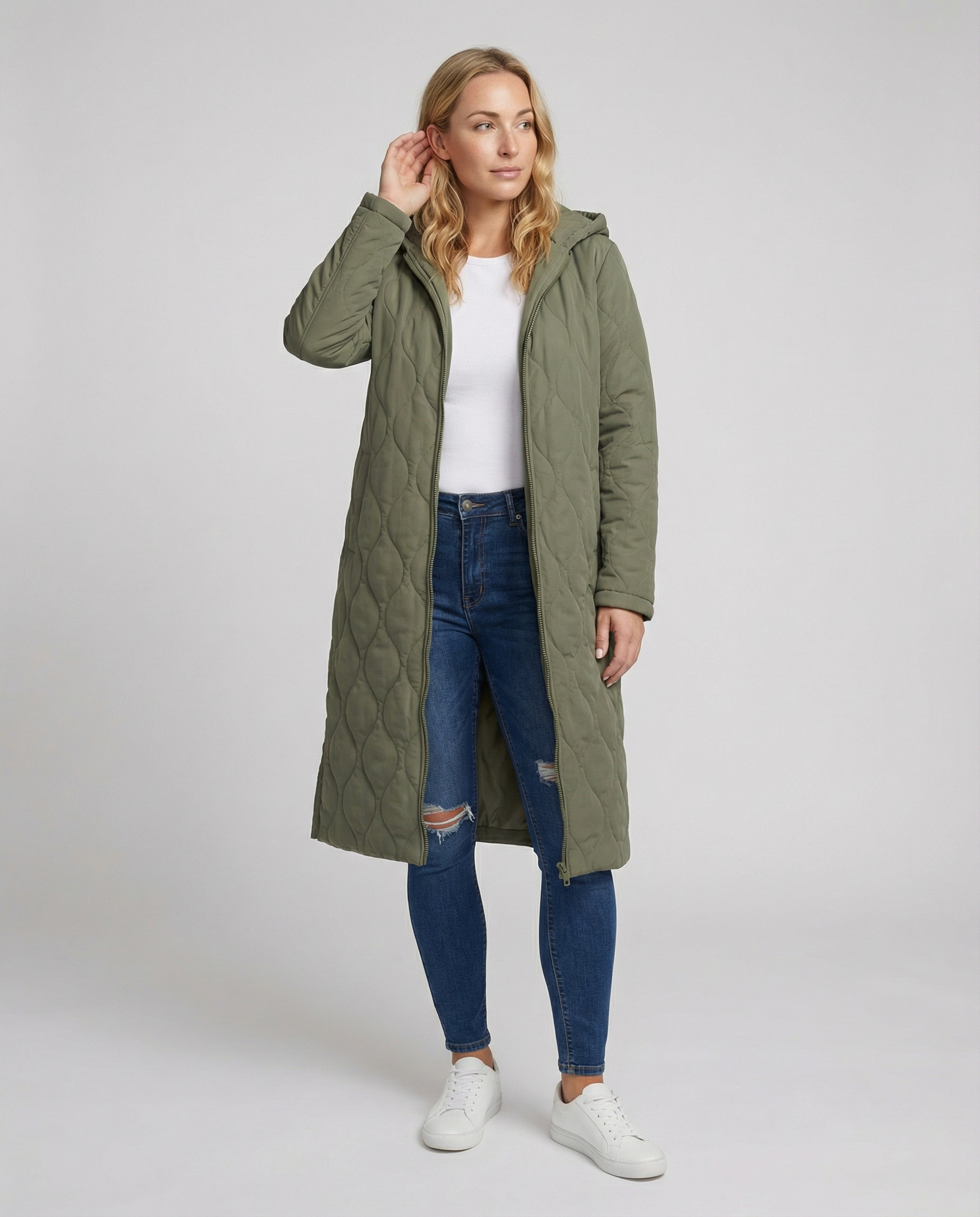 Warmer Quilted Down Coat Women-Fashion Glam