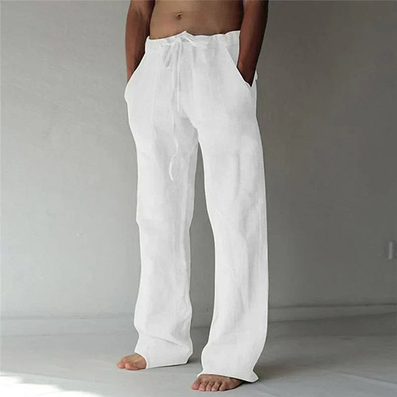 Fashion Glam | Men's Baggy Linen Pants