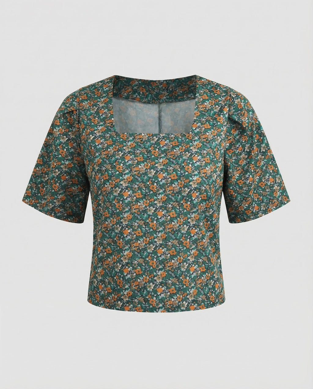 Women Casual Short Sleeve Blended Fabric Blouse Top-Fashion Glam