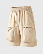 Women comfortable cargo shorts with practical pockets-Fashion Glam