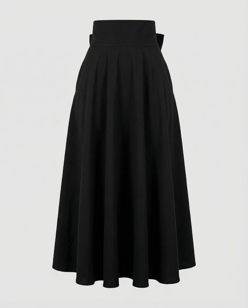 Women Flowing Maxi Look Blended Fabric Skirt Pants-Fashion Glam