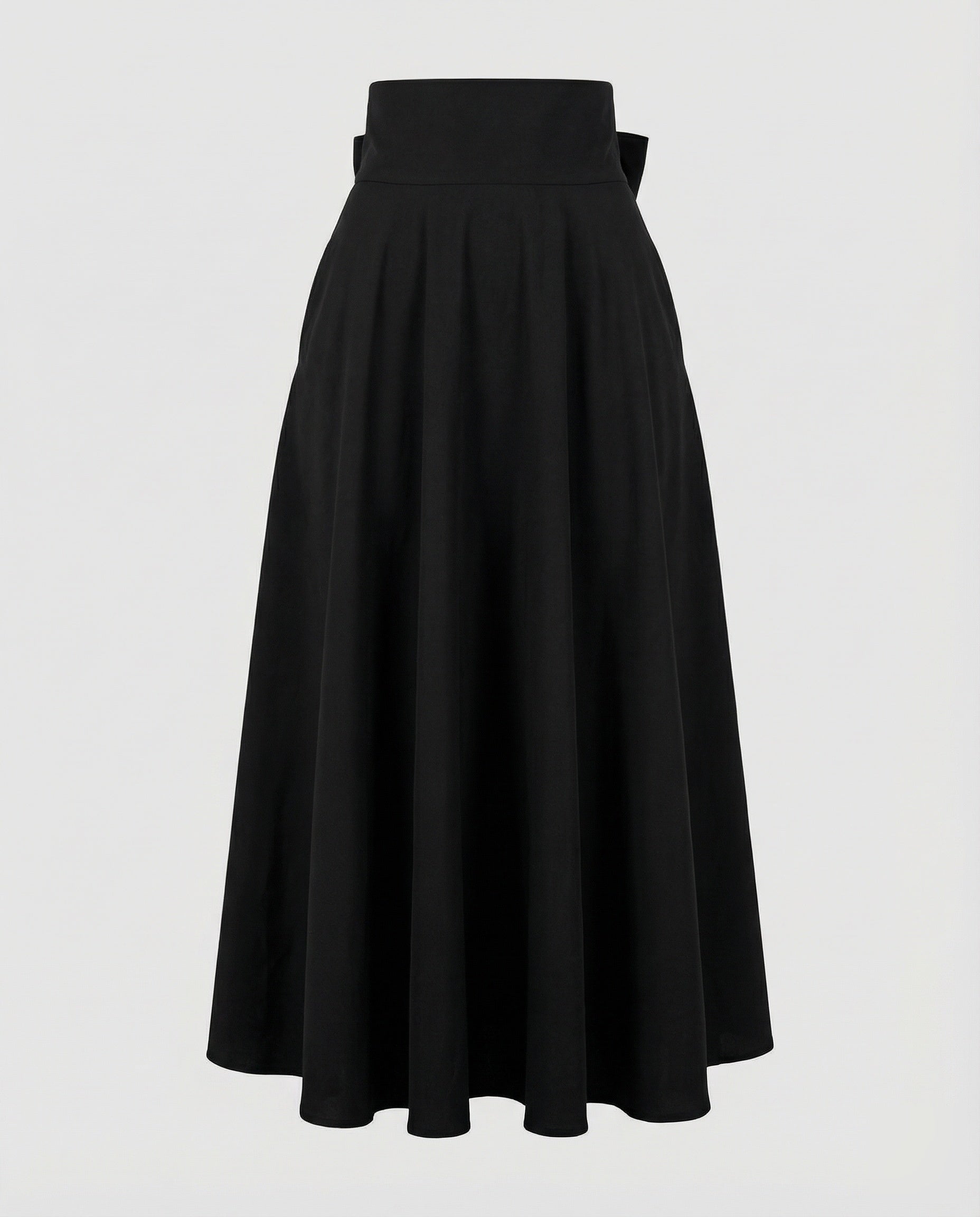 Women Flowing Maxi Look Blended Fabric Skirt Pants-Fashion Glam