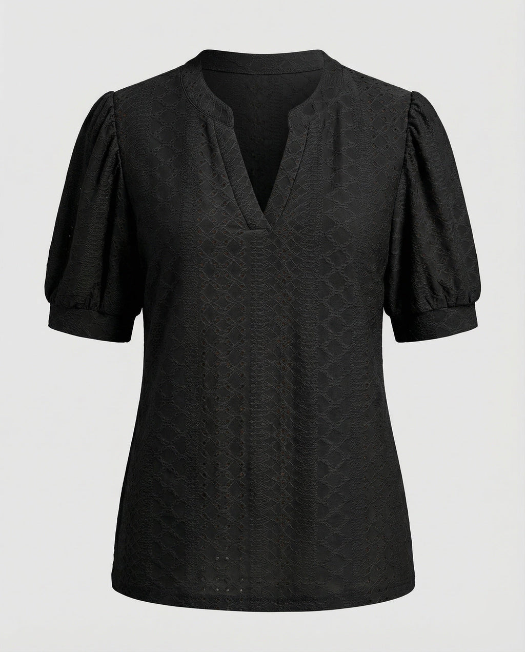 Women Light Lace Embroidery Blend Blouse Top-Fashion Glam