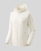Women lightweight breathable UV protection hoodie jacket with zipper pockets Fashion Glam-Fashion Glam