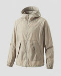 Women Lightweight Outdoor Jacket with Adjustable Hood Design and Breathable Inserts Fashion Glam-Fashion Glam
