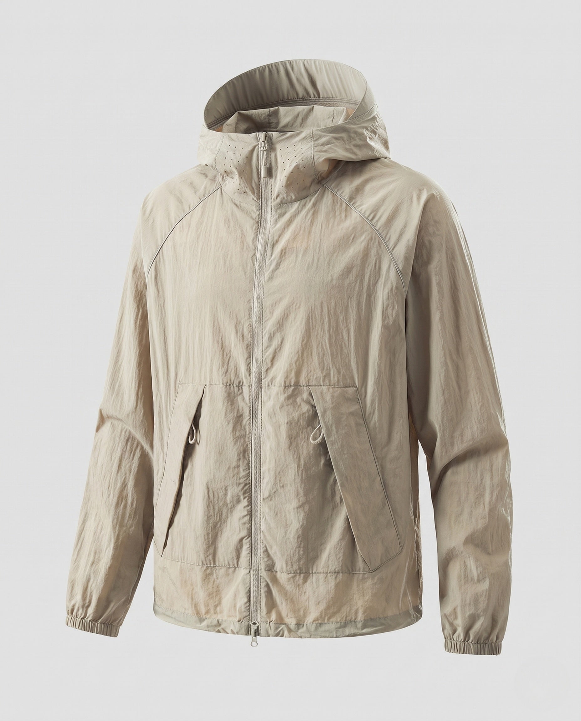 Women Lightweight Outdoor Jacket with Adjustable Hood Design and Breathable Inserts Fashion Glam-Fashion Glam
