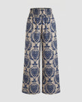 Women Loose Palazzo Pants in Elegant Ethno Design Fashion Glam-Fashion Glam