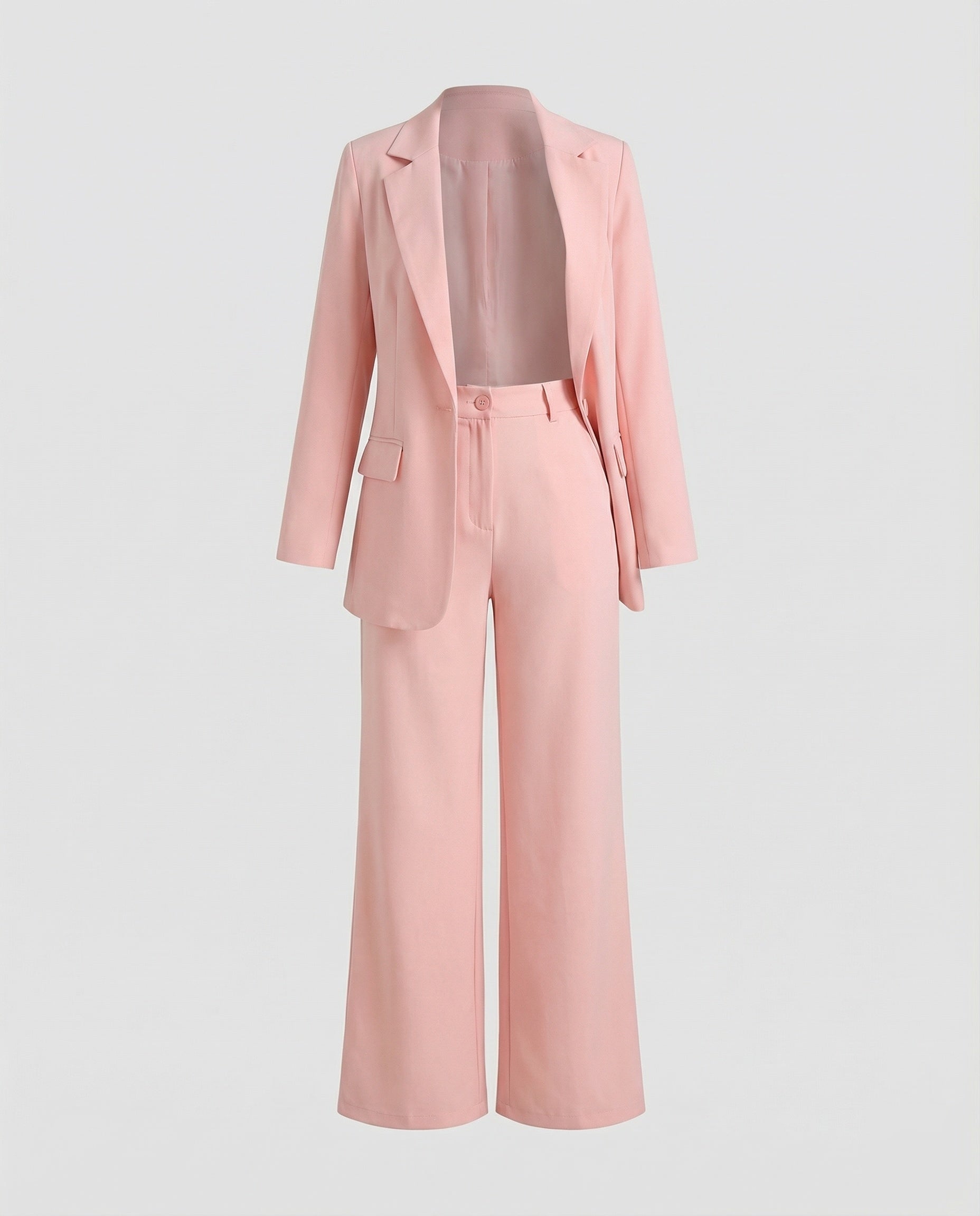 Women Modern Urban Blazer-Pants Ensemble-Fashion Glam