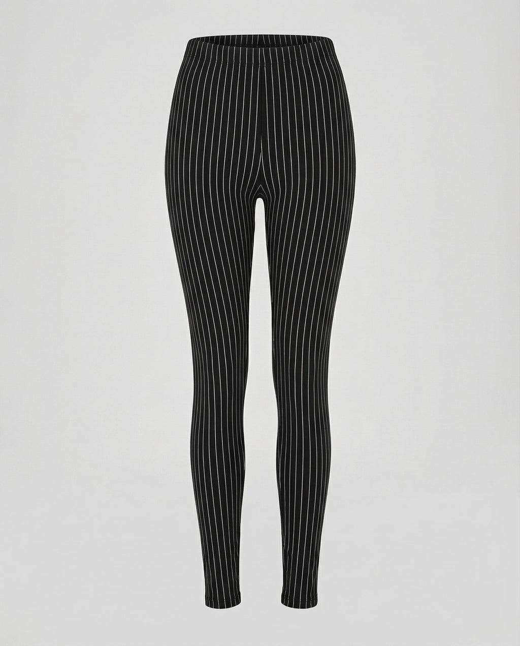 Women Serious Pinstripe Pinstripe Leggings-Fashion Glam