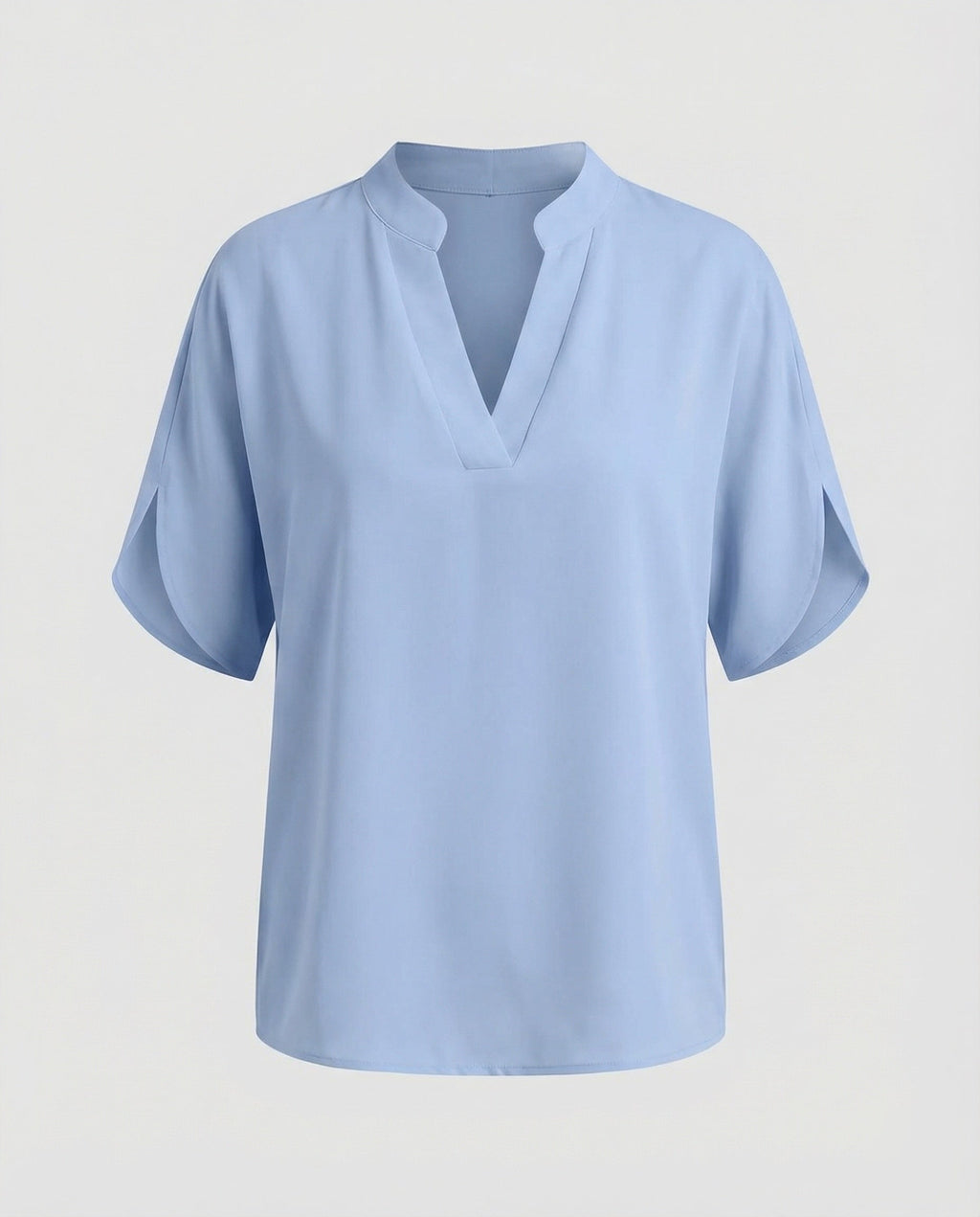 Women Silk Effect Batwing Sleeve Blouse Top-Fashion Glam