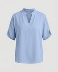 Women Silk Effect Batwing Sleeve Blouse Top-Fashion Glam