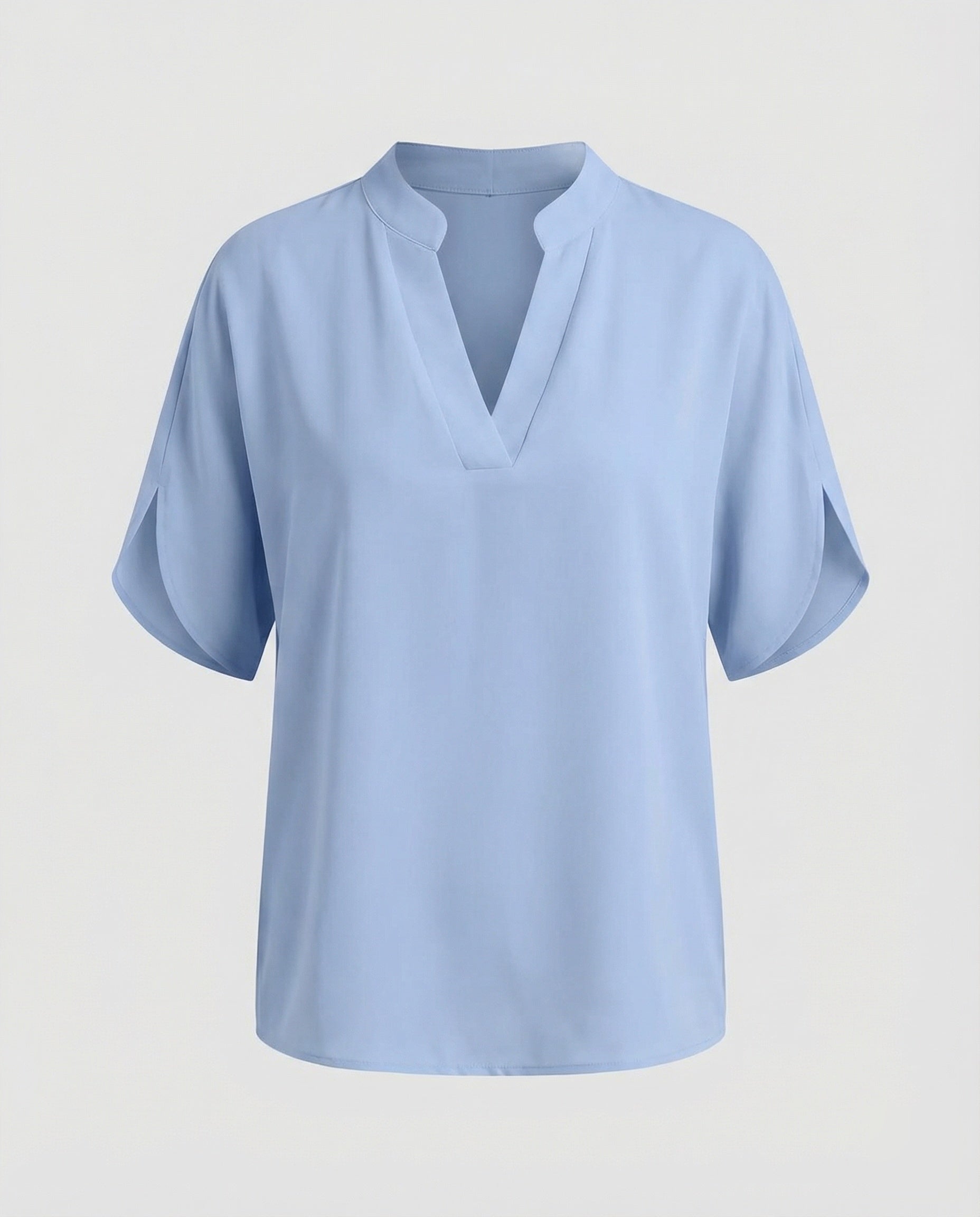 Women Silk Effect Batwing Sleeve Blouse Top-Fashion Glam