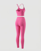 Women Yoga Set Shaping Leggings-Fashion Glam