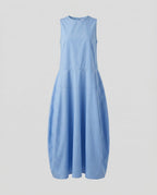 Women's Airy A-Line Dress with Fitted Design and Wide Straps-Fashion Glam