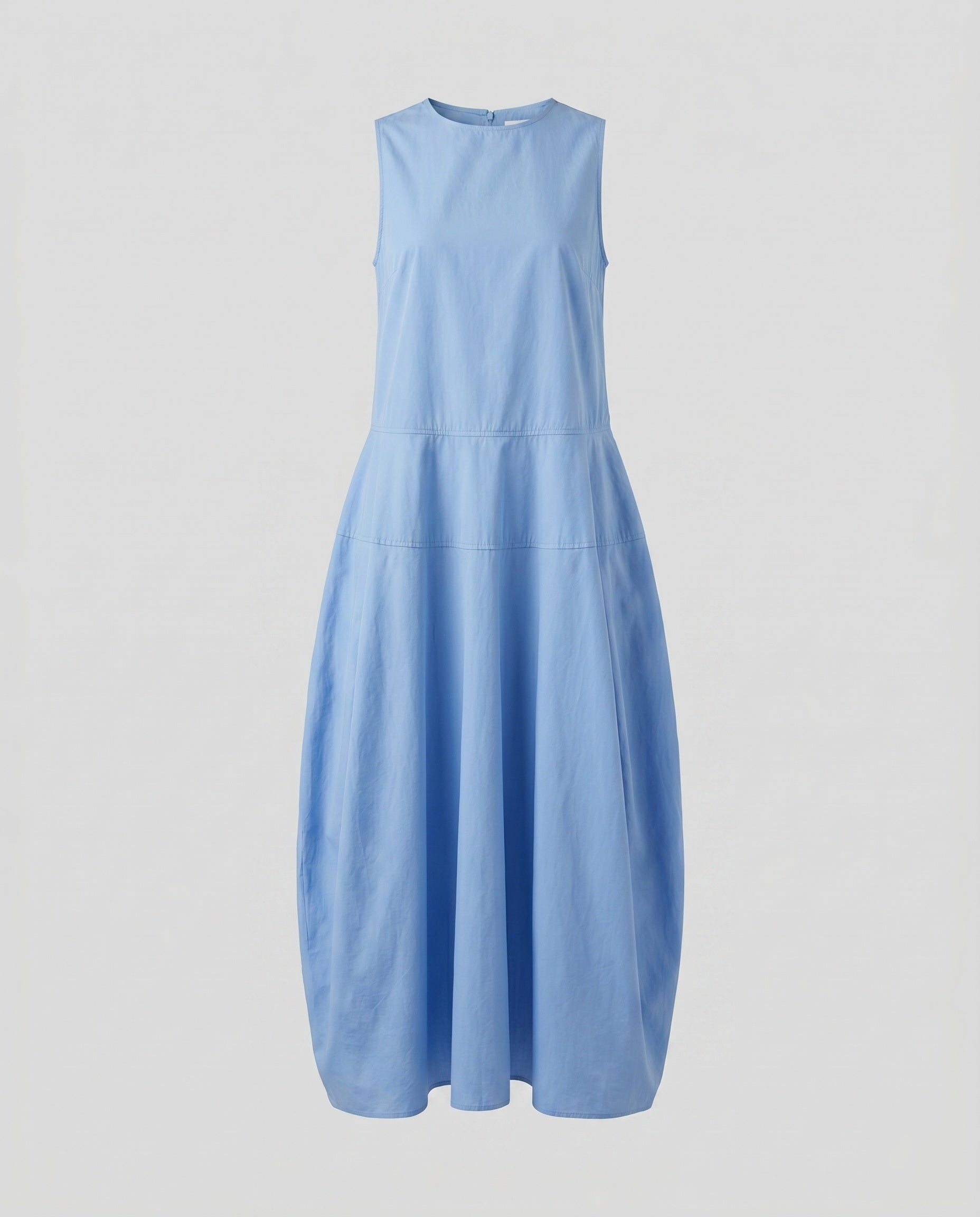Women's Airy A-Line Dress with Fitted Design and Wide Straps-Fashion Glam