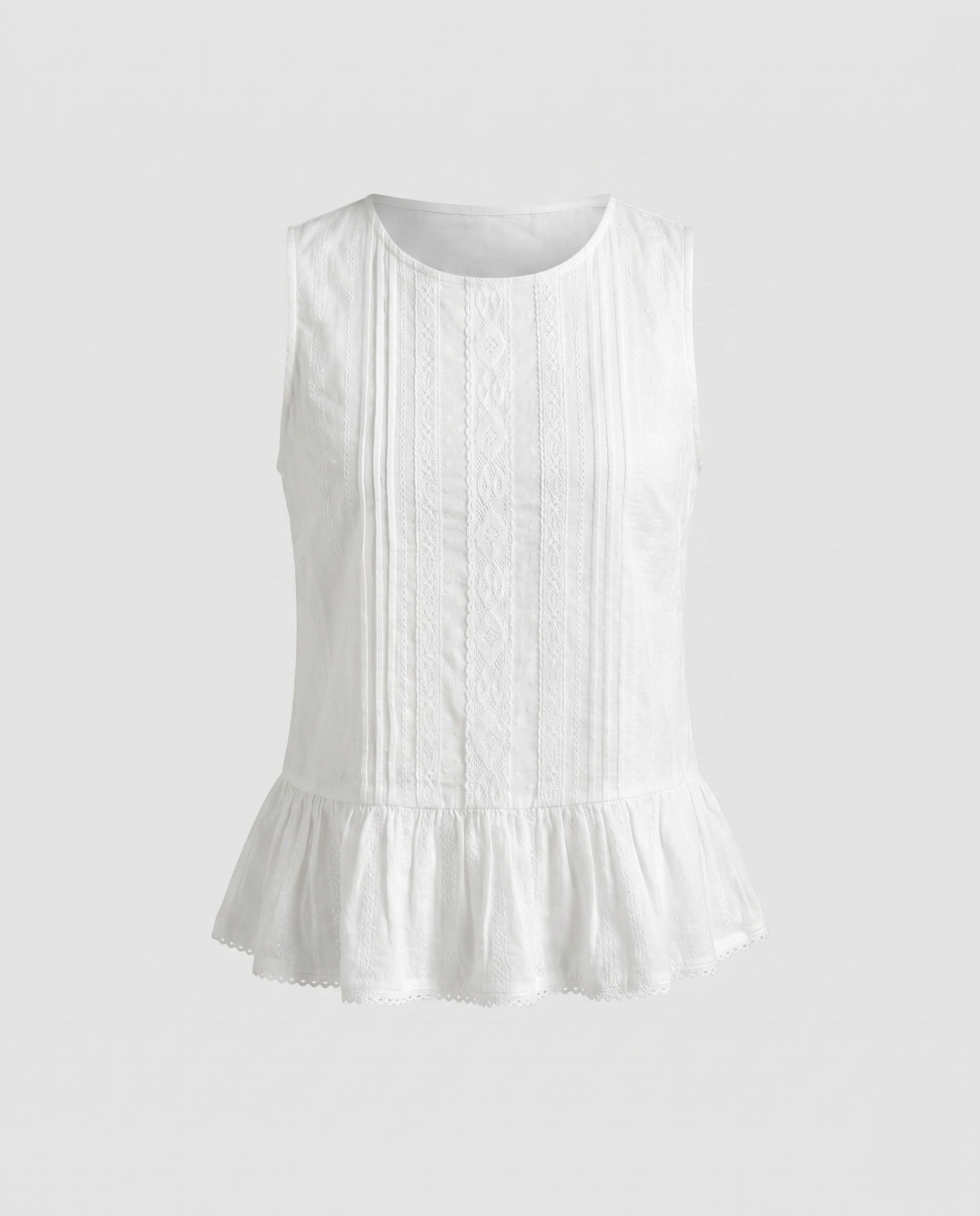 Women's airy blouse top with playful ruffle-Fashion Glam