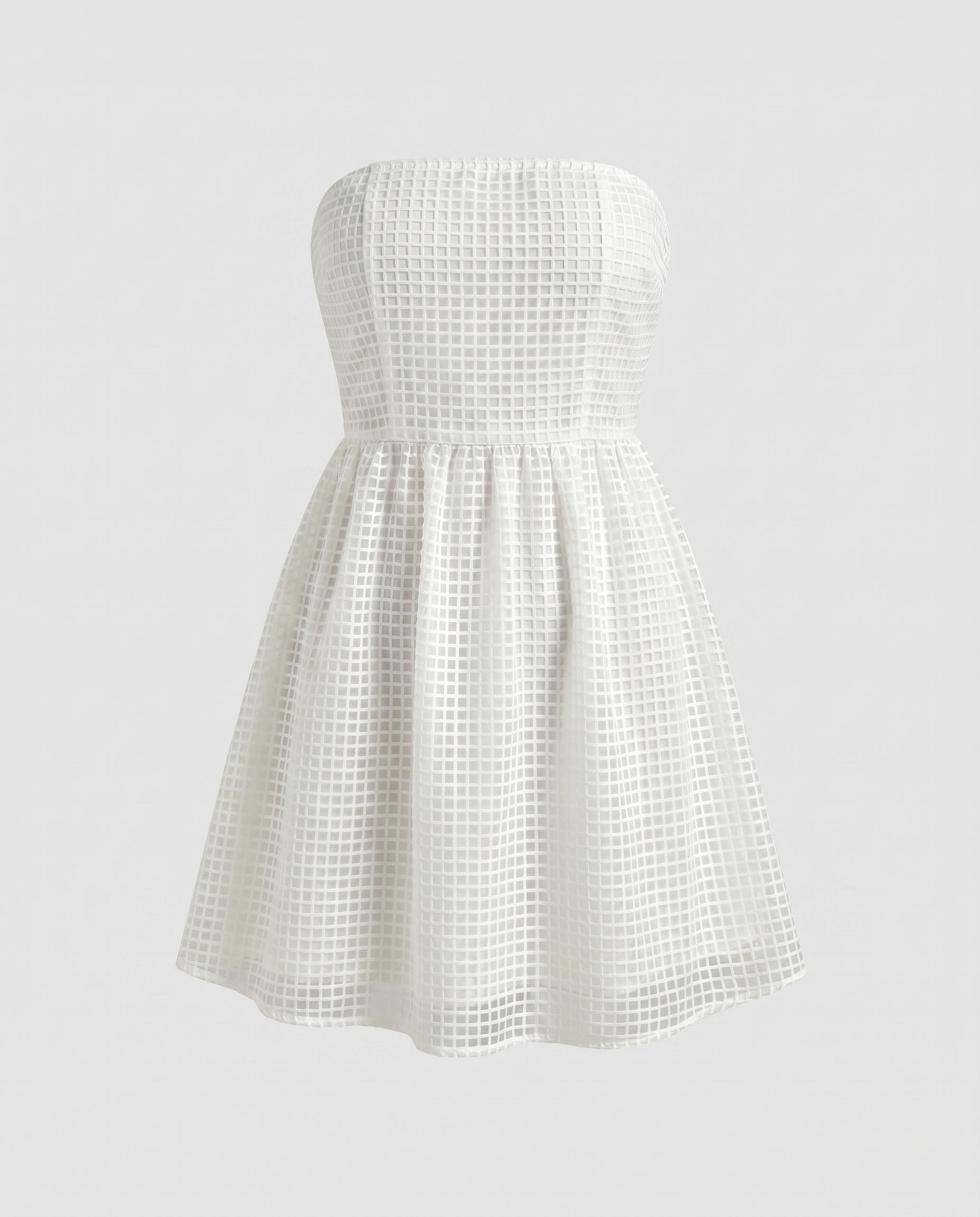 Women's bandeau dress with a loose fit and fine WAll fashion structure-Fashion Glam