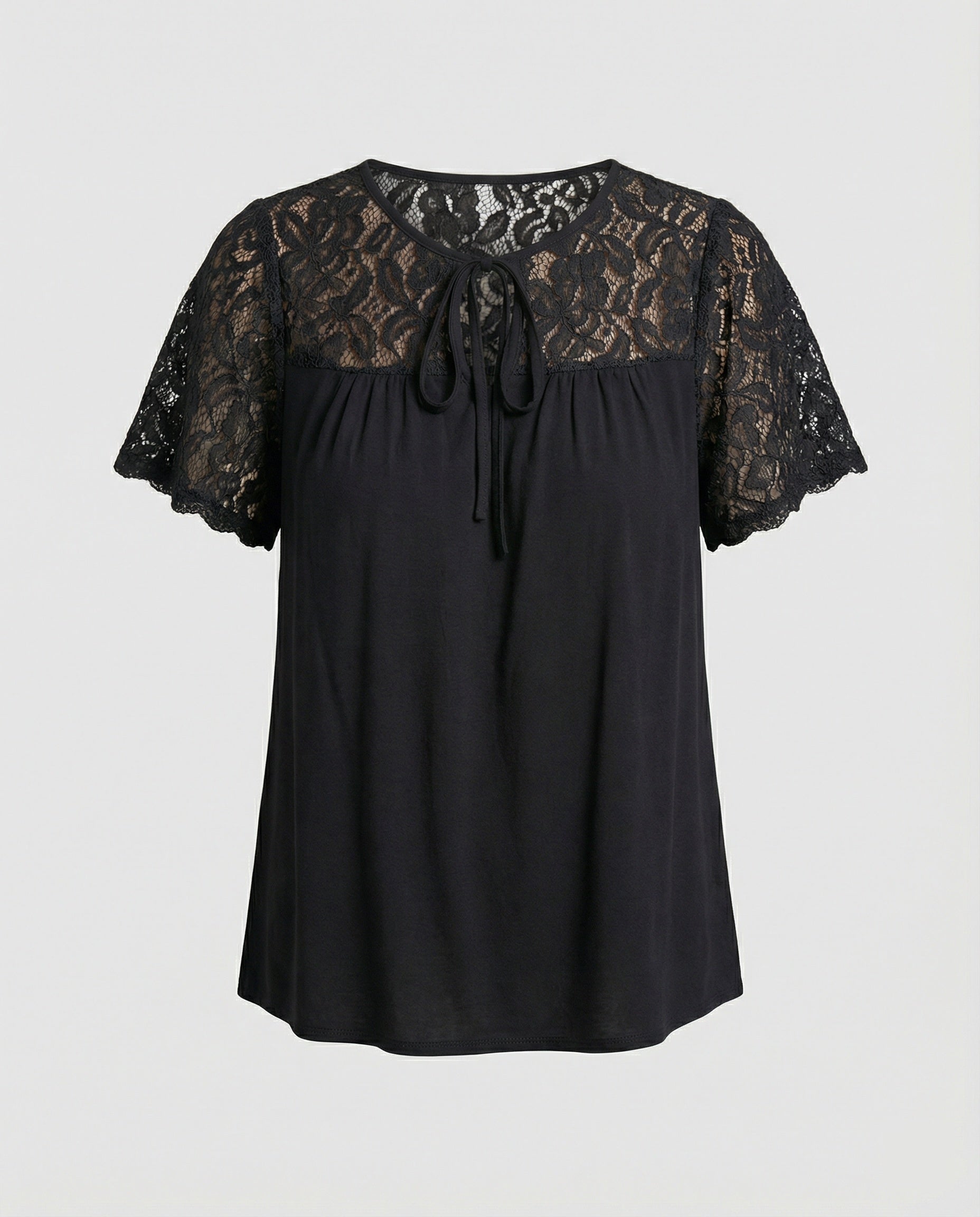 Women's Blouse Top Lace Tunic A-Line-Fashion Glam