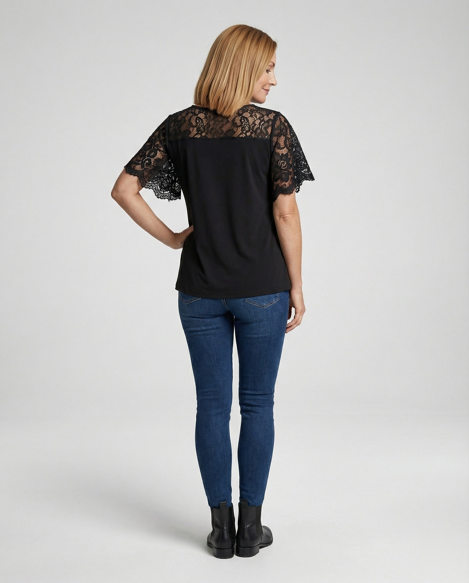 Women's Blouse Top Lace Tunic A-Line-Fashion Glam