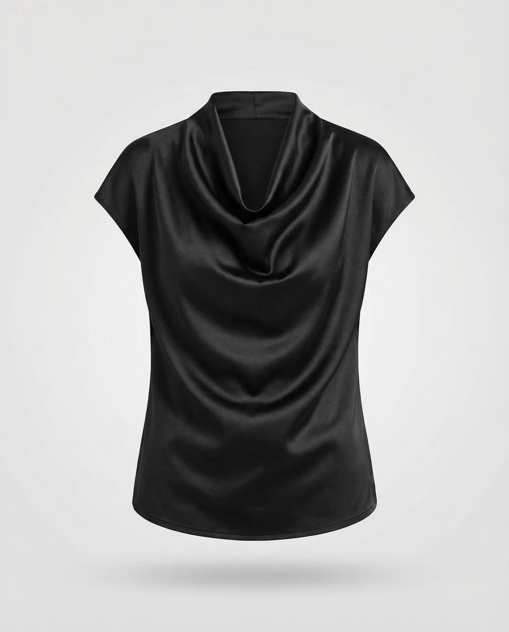Women's Blouse Top Waterfall Neckline-Fashion Glam