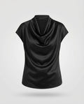 Women's Blouse Top Waterfall Neckline-Fashion Glam