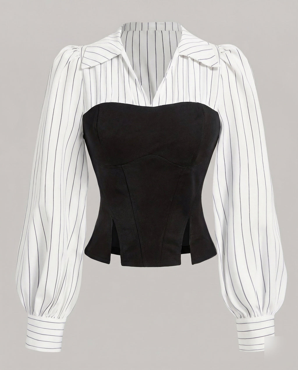 Women's Blouses-Corsets-Top Shirt Collars-Fashion Glam