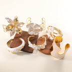 Women's bracelet with intricate flower design Fashion Glam-Fashion Glam