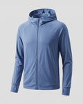 Women's breathable sports jacket with hood and full-length zipper Fashion Glam-Fashion Glam