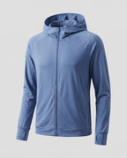 Women's breathable sports jacket with hood and full-length zipper Fashion Glam-Fashion Glam