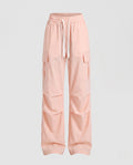Women's cargo pants with practical side pockets and elastic waistband-Fashion Glam