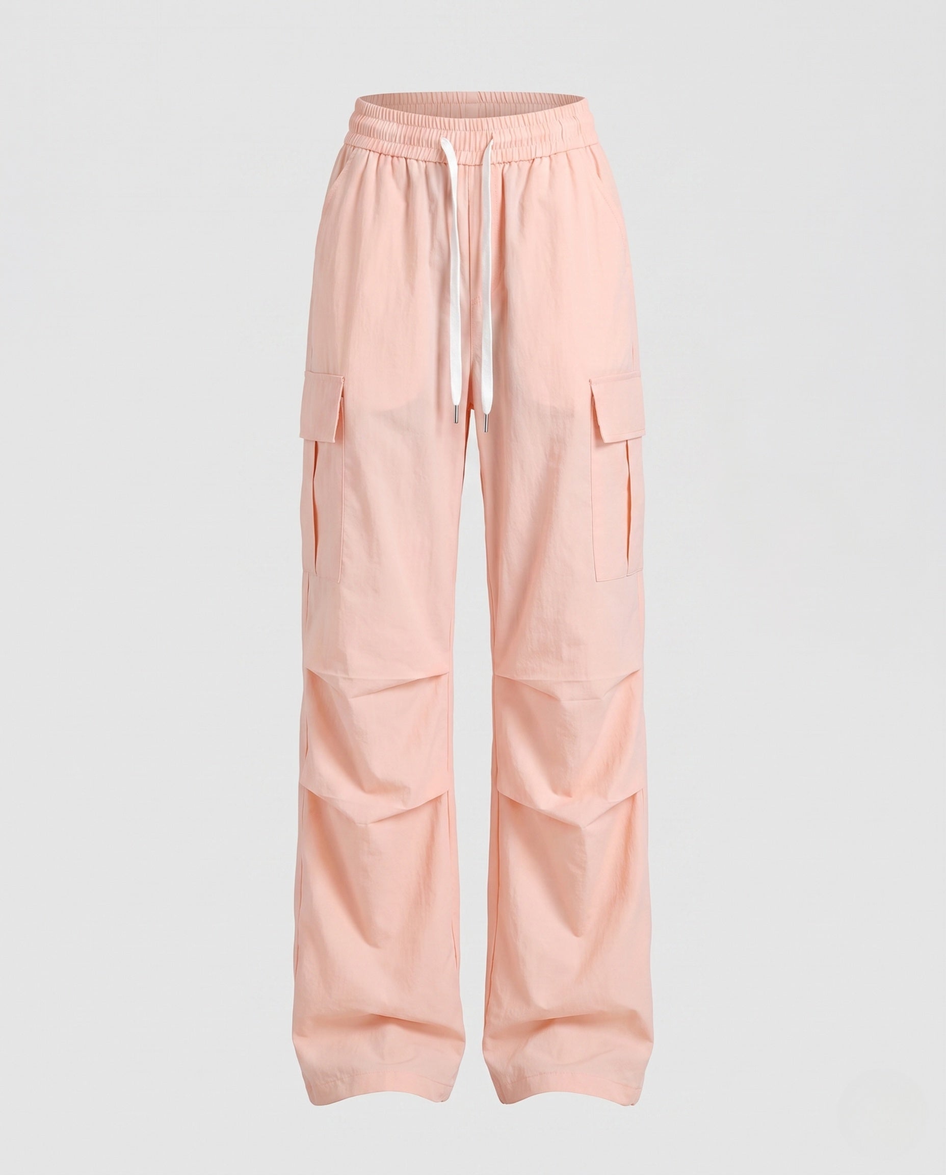 Women's cargo pants with practical side pockets and elastic waistband-Fashion Glam