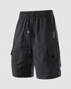 Women's cargo shorts with adjustable waistband and practical pockets-Fashion Glam