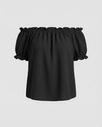 Women's casual Carmen blouse top.-Fashion Glam
