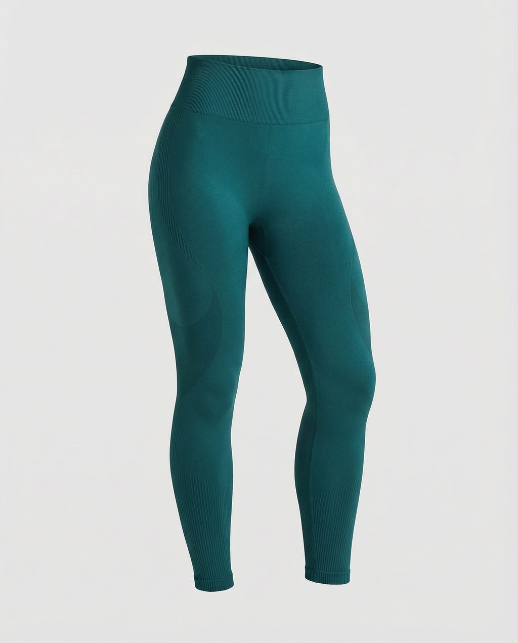 Women's Compression Leggings with Calf Ribbing-Fashion Glam