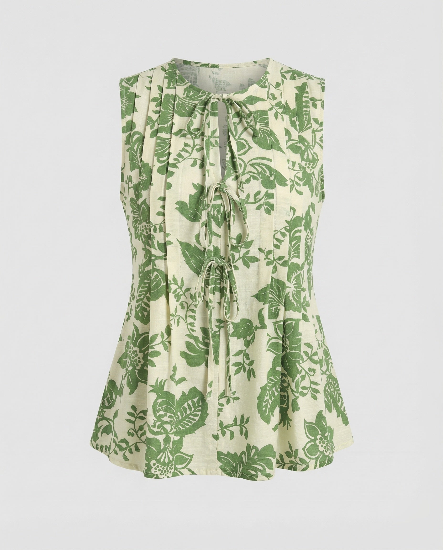 Women's Decorative A-Line Cotton Blouse Top-Fashion Glam