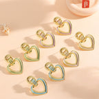 Women’s earrings in modern heart design Fashion Glam-Fashion Glam