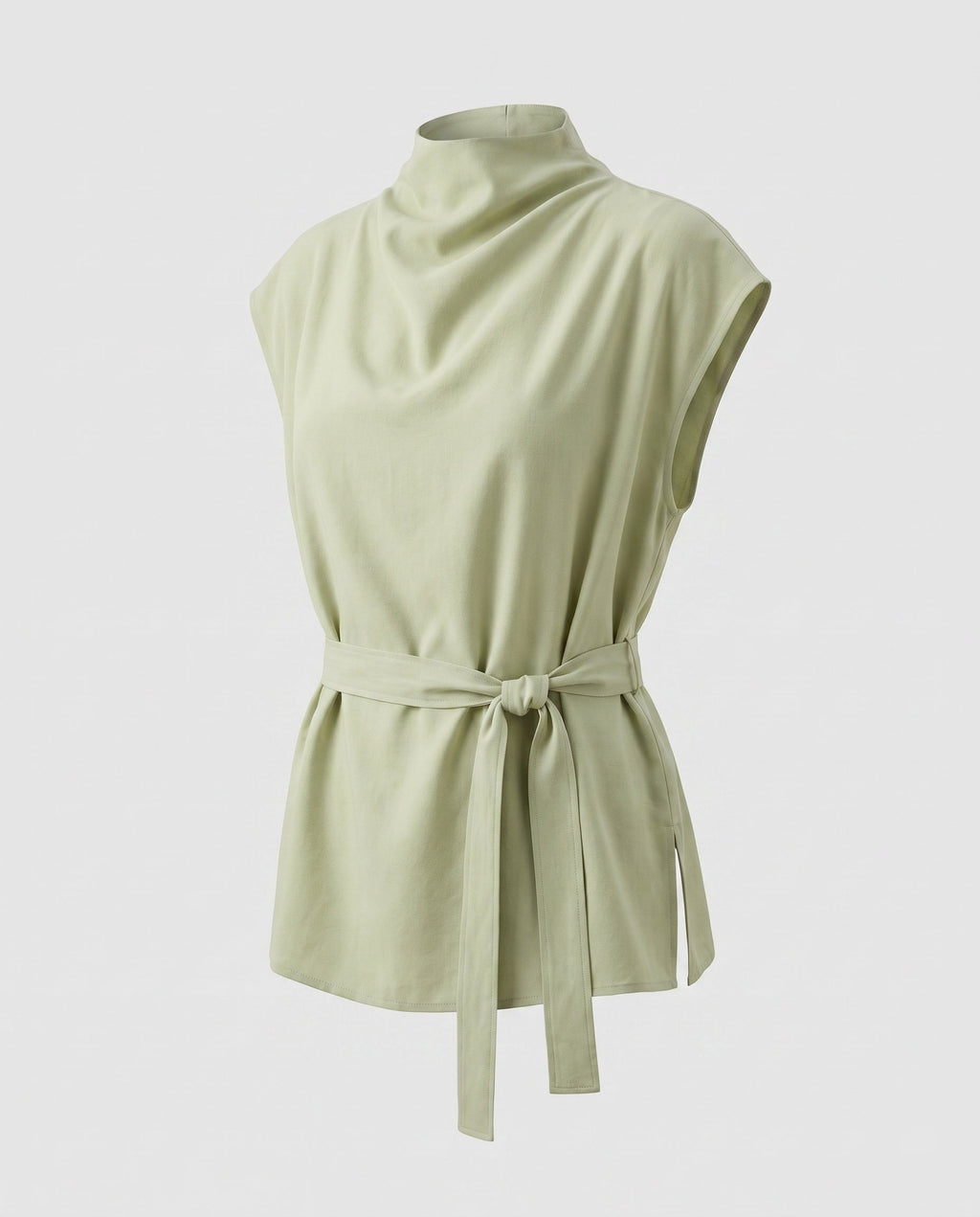 Women's elegant and stylish blouse top with tieable collar-Fashion Glam