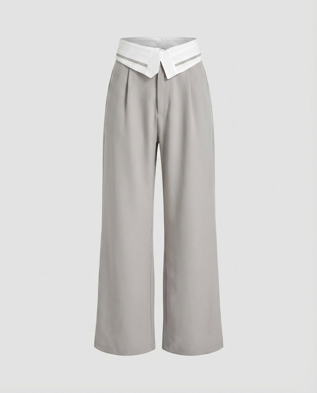 Women's elegant cropped trousers with stylish pleat design-Fashion Glam