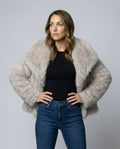 Women's Elegant Faux Fur Jacket-Fashion Glam
