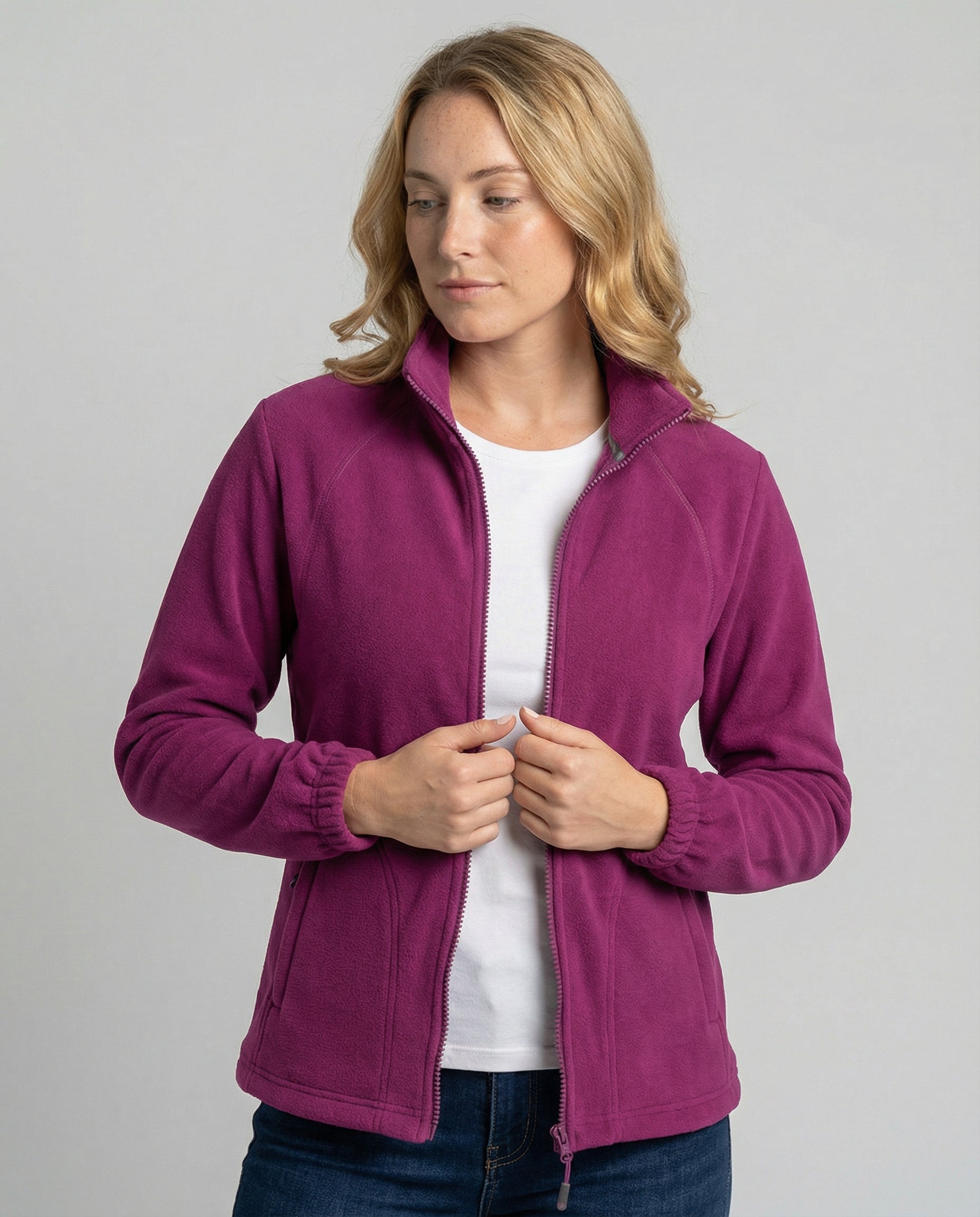 Women's Fleece Jacket Stand Collar-Fashion Glam