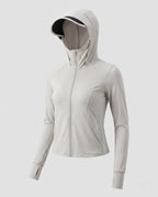 Women's functional jacket with UV protection and adjustable hood Fashion Glam-Fashion Glam