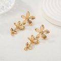 Women's Hanging Earrings with Floral Elements and Elegant Design Fashion Glam-Fashion Glam