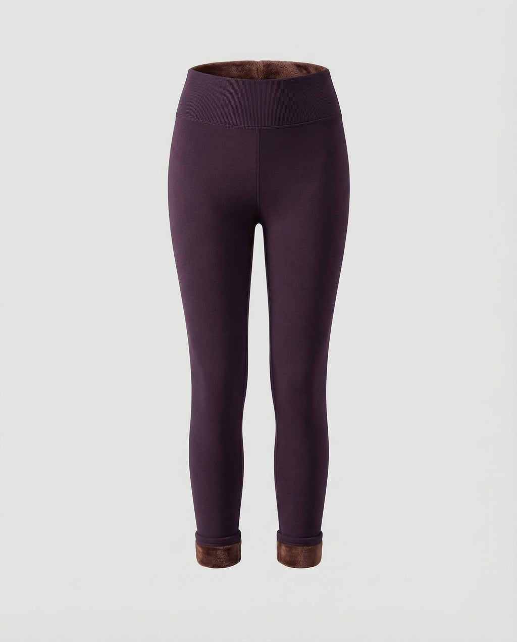Women’s high-cut thermal leggings with dense plush lining and shaping comfort waistband Fashion Glam-Fashion Glam