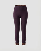 Women’s high-cut thermal leggings with dense plush lining and shaping comfort waistband Fashion Glam-Fashion Glam