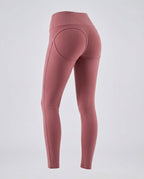 Women's high-waisted leggings with butt contour-Fashion Glam